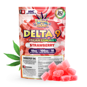 Vegan Cannabis Infused | Delta-9 Gummies | Strawberry | 150mg