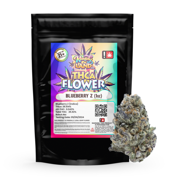 Blueberry Z (Indica) THCa Flower - Quarter Pound Pack